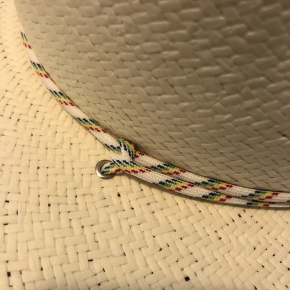 NWT Rag & Bone Womens Packable Rope Fedora Ivory - Picture 9 of 16